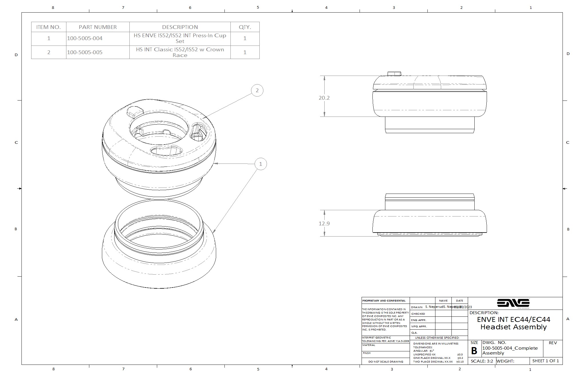 ENVE External IN Route Headset OEM Only ENVE Support Center Home