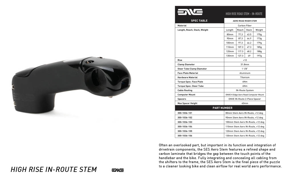 High Rise IN-Route Stem – ENVE Support Center Home