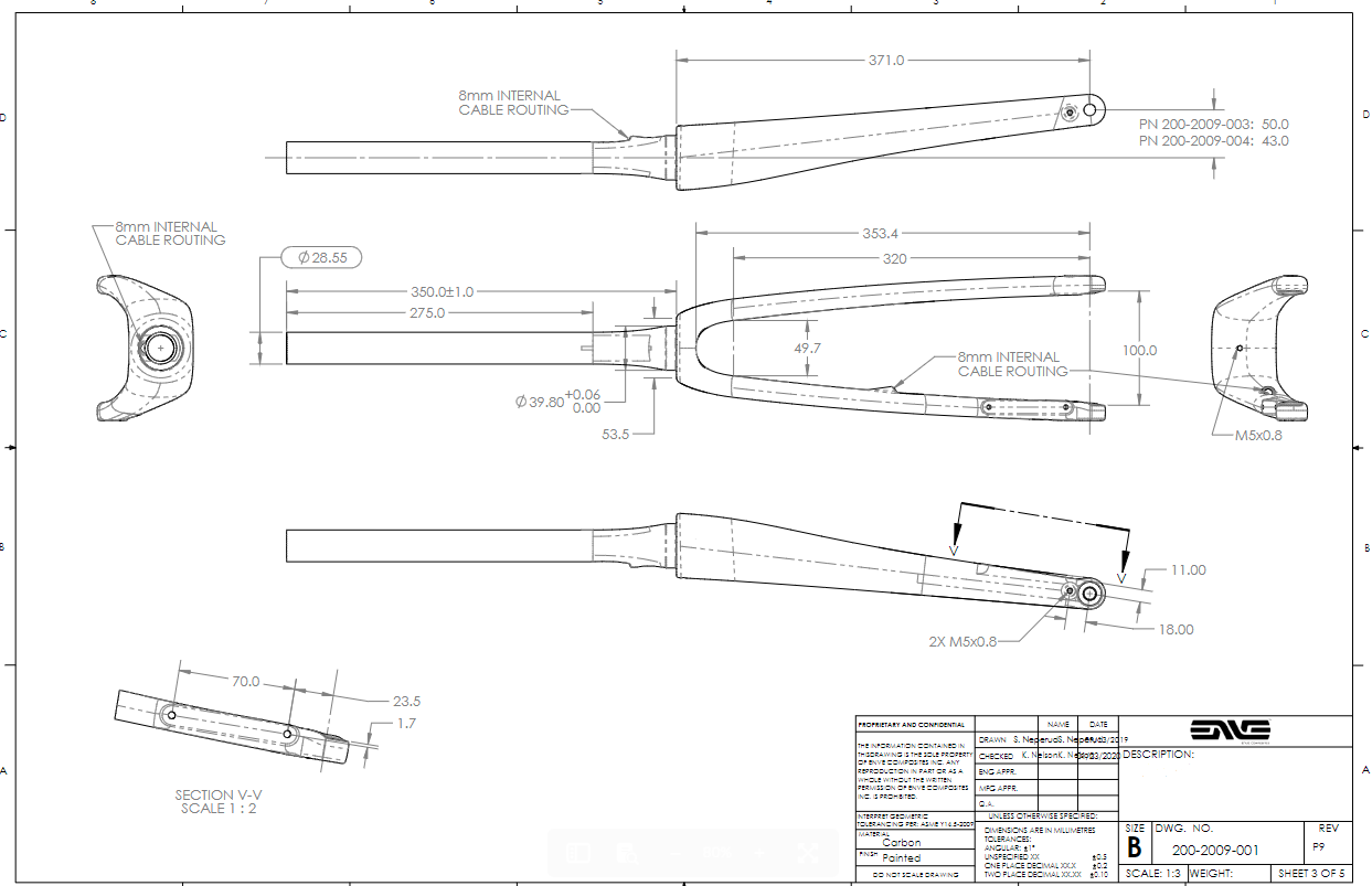 ALL FORK DIMENSIONAL DRAWINGS – ENVE Support Center Home