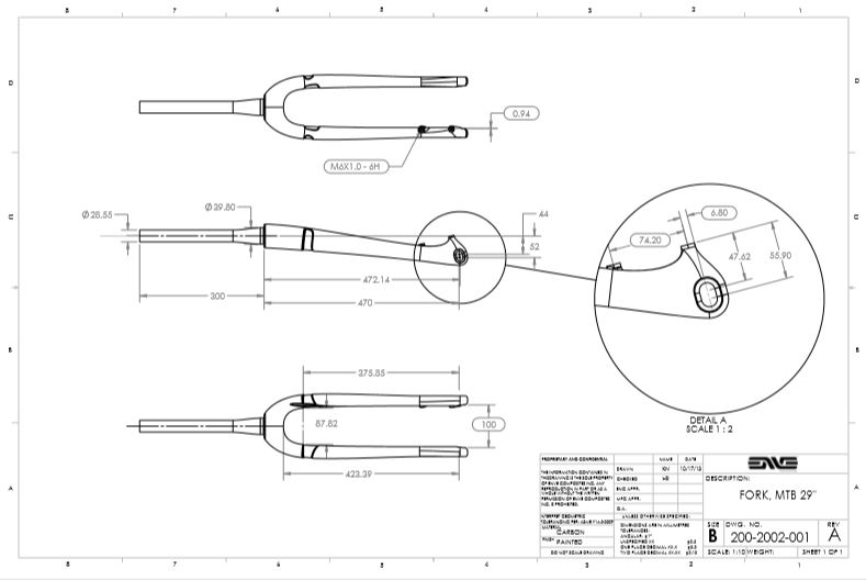 Bicycle Fork Dimensions